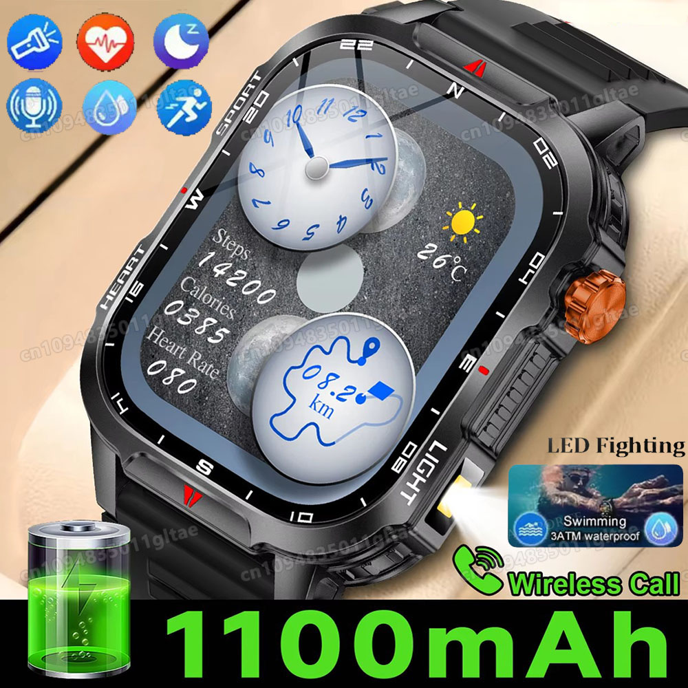 Phase Esports & Gaming Festival - Jam Tangan Pintar Militer Outdoor Pria