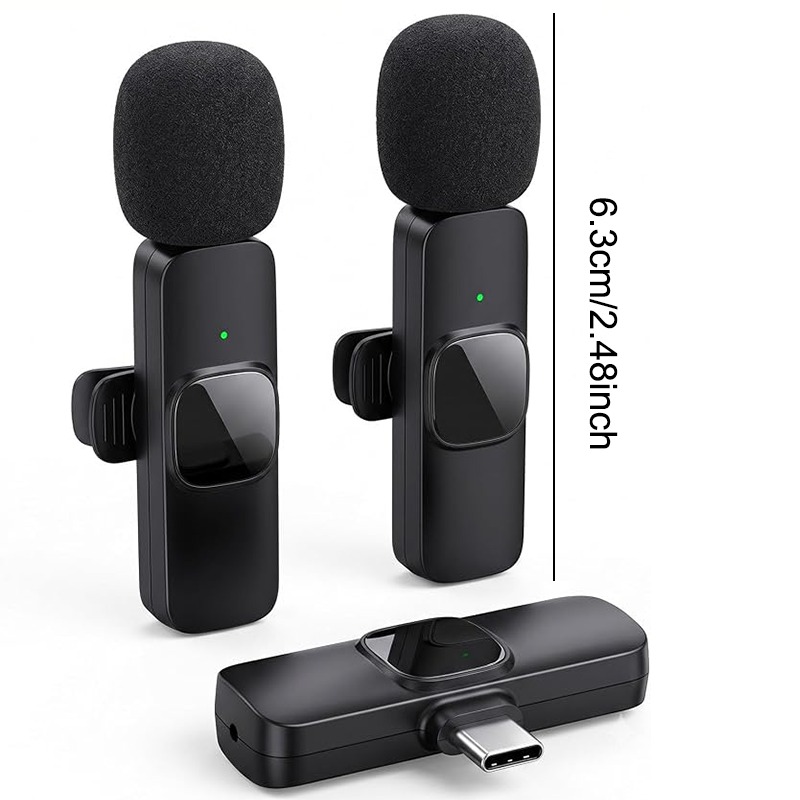 Mikrofon Lavalier Nirkabel Min - Video Gaming & Esports Usd Acc ulasan dan harga