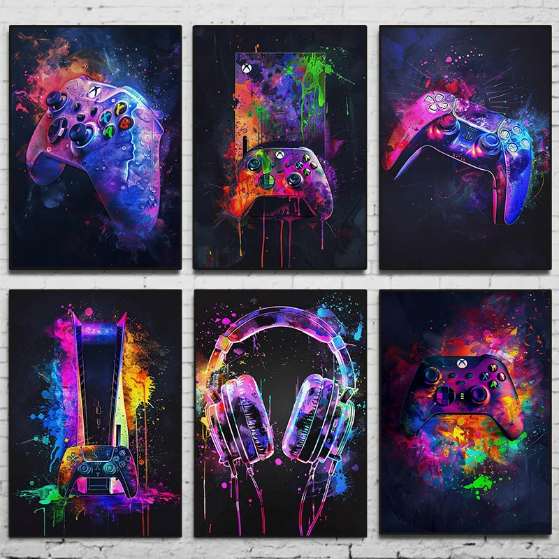 Poster Video Game dengan Efek  - Video Gaming & Esports Usd Acc ulasan dan harga